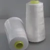 raw white 40/2 5000 yards 100% polyester spun plastic cone sewing thread with factory price