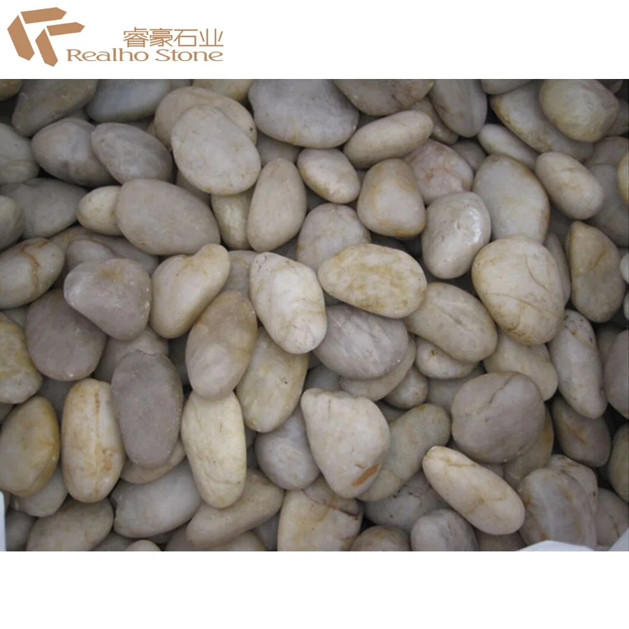 Washout White River Pebbles Stones For Decorative Landscaping