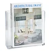 clear Wall Pocket Wall-Mounted Clear Acrylic Wall A3 File Folder