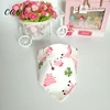 Baby fashion 100% cotton drool waterproof baby bibs bandana triangle organic baby bibs