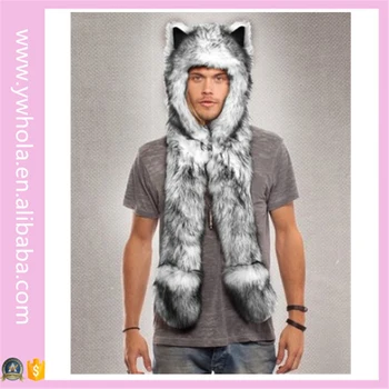 real wolf fur hat