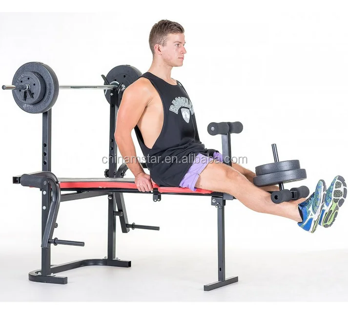 Barbell Combined Weight Lifting Bench With Leg Extension And Plate Fitness Gym Equipment Weight Bench Buy Weight Bench Weight Lifting Bench Fitness Gym Equipment Product On Alibaba Com