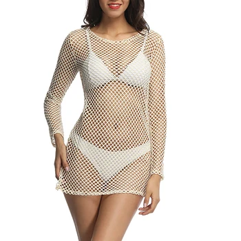 fishnet bathing suit cover up