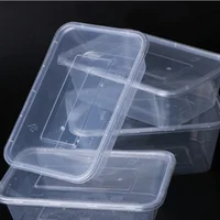 

500ml microwavable disposable plastic food container,take out lunch box