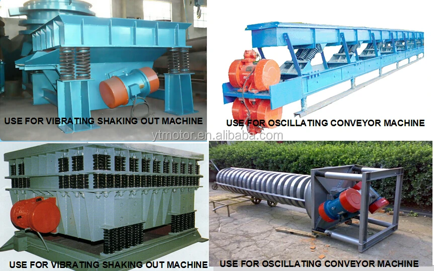 Yutong vibratory equipment unbalanced YZU-50-2 vibration motor price 