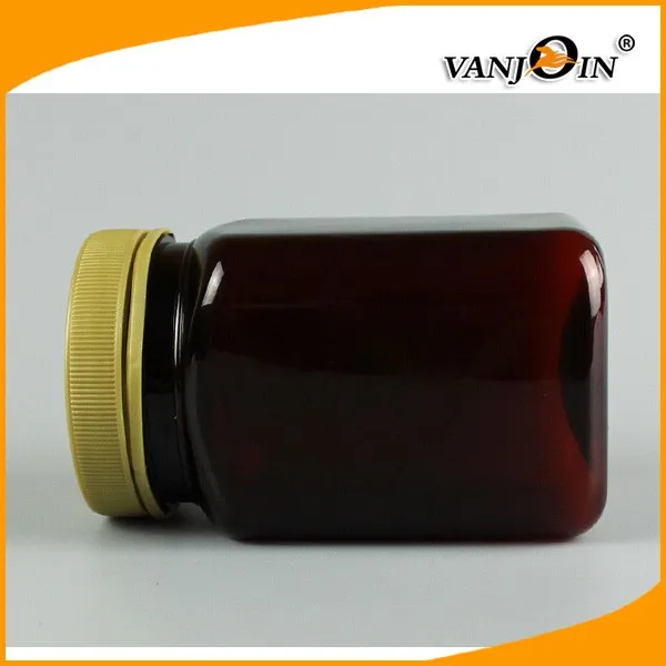 Empty Honey Use 250g 500g Amber Plastic Honey Bottle/honey Jar Buy