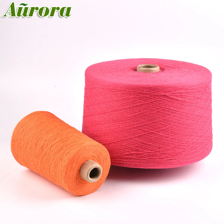 Reasonable price NE8/2 double knitting recycled cotton yarn for hammocks supplier