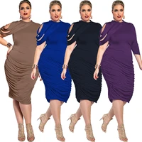 

2019 Wholesale New Design High Quality Maxi 4xl 5xl 6xl 7xl Lady Evening Women Summer Clothing Plus Size Dress Skirt