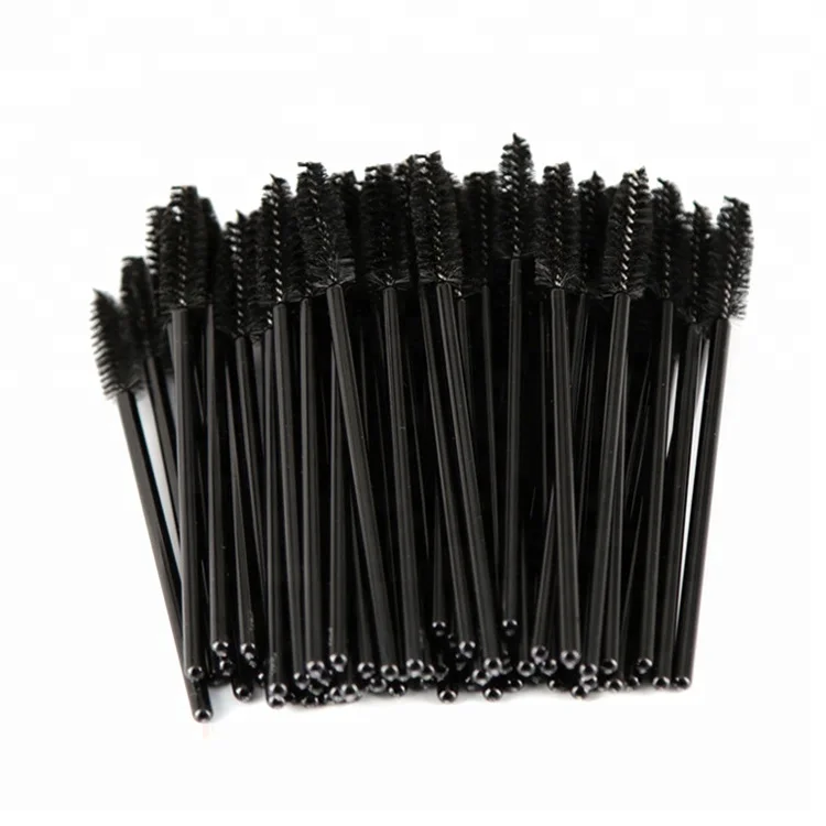 

High quality cometic brush wand tubes eyelash brush disposable mascara brushes, Customized color