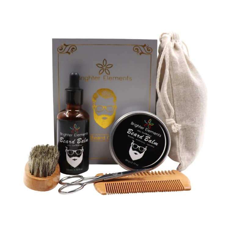 

Professional Private Label Organic Beard Care beard trimming Beard Grooming Kit for men in stock, Colorful