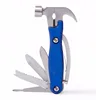 Portable Outdoor Camping Multi Tool Axe Head Steel Handle Claw Hammer With Aluminum Handle Nail Puller with Handle Lock