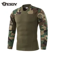 

4-Colors ESDY new Camo military uniform outdoor sports Tactical hunting Shirt