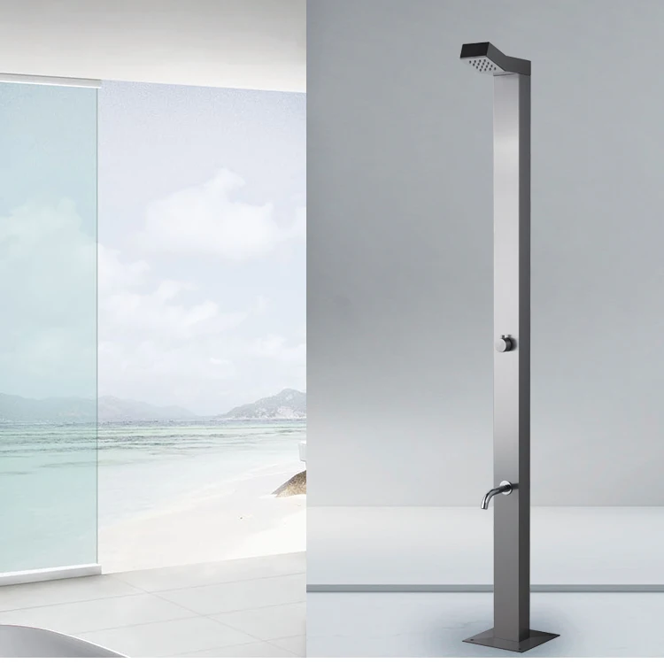 2020 gentory classical design outdoor use free standing watermark outdoor pool shower