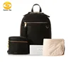 Vegan leather diaper bag backpack,3colorsMulti-Function Waterproof Travel Backpack Nappy Bags for Mom,Dad with Insulated Pockets