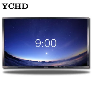 wall mounted display hd led glass and digital multiple interfaces smart TV for 70 inch