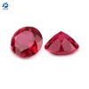 less than 1 dollar bulk crystals healing synthetic red ruby corundum loose gemstone price per carat stone for jewelry making