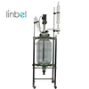High quality double jacked gg17 S212-20L glass reactor cooling jacket price