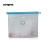 Wingenes New Reusable Vacuum Silicone Food Storage Preservation Bags Fresh Freezer Food Bag With Week Dial