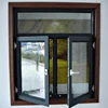 Thermal break insulate tempered large fixed glass bubble glass window