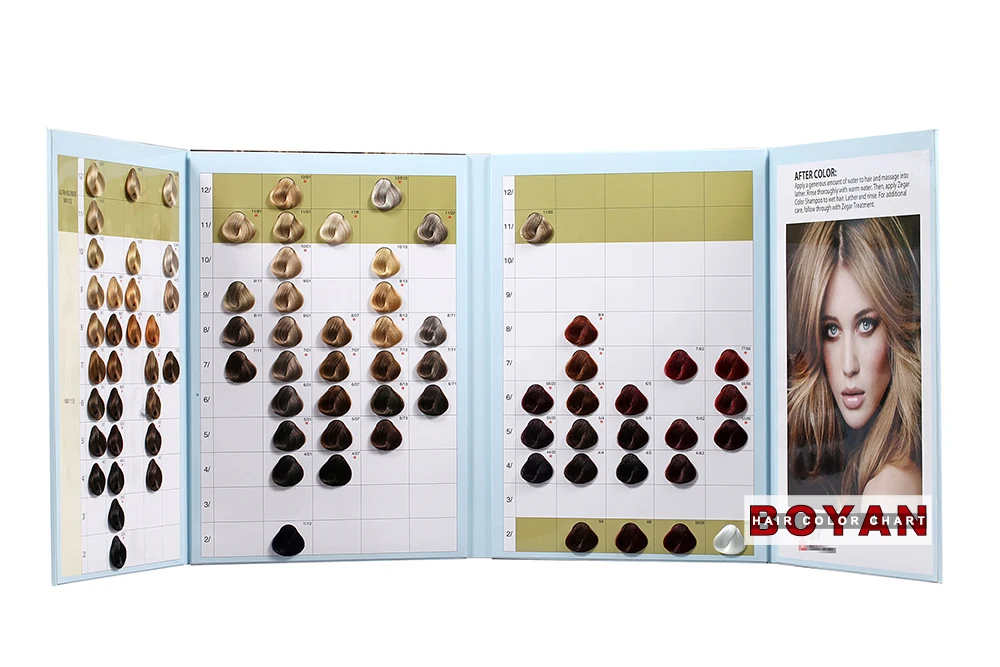 Human Hair Color Chart For Hair Color Testing And Display Buy Human