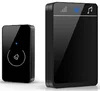 Black Loud Easy Install Best Walmart Multi Long Range Wireless Dog Barking Doorbell with Touch Button Many Tunes to Select from