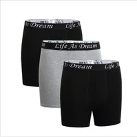 

Men's plus-size cotton underwear briefs for young men's long legs boxer