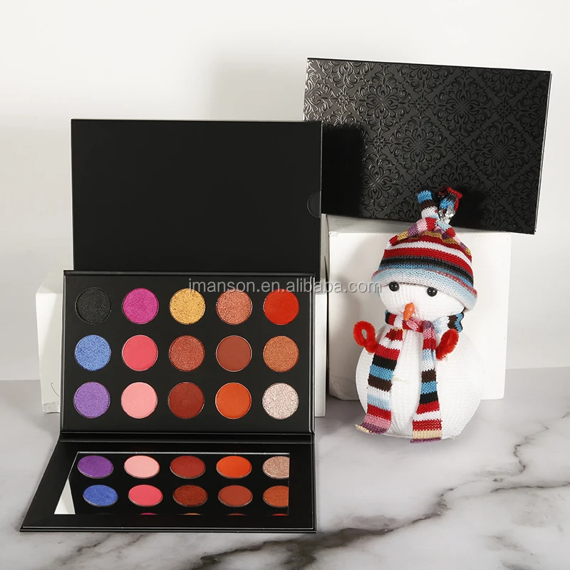 

Makeup High Pigment Eyeshadow Palette 15 Color Wet Christmas Eyeshadow