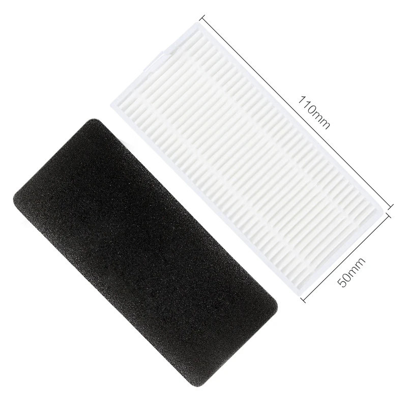 

Replacement HEPA Filter & Sponge Kit for iLife A3 A6 A4 A4S Robot Vacuum Cleaner, White/optional