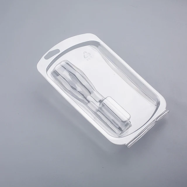 透明塑料翻盖双吸塑包装与卡插入