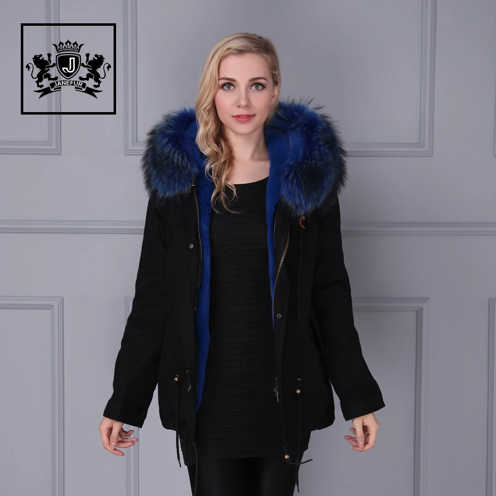 

High Quality Customized Color woman fur parka coat winter parka jacket, Oem customized color