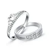 925 sterling silver heart shape o crossfit princess crown couple ring designs vogue jewelry wedding rings