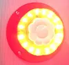 OUTDOOR DISK TYPE 130dB WATERPROOF LOUD Alarm Siren with Strobe LED flashing Light warning burglar intruder home security LD-88