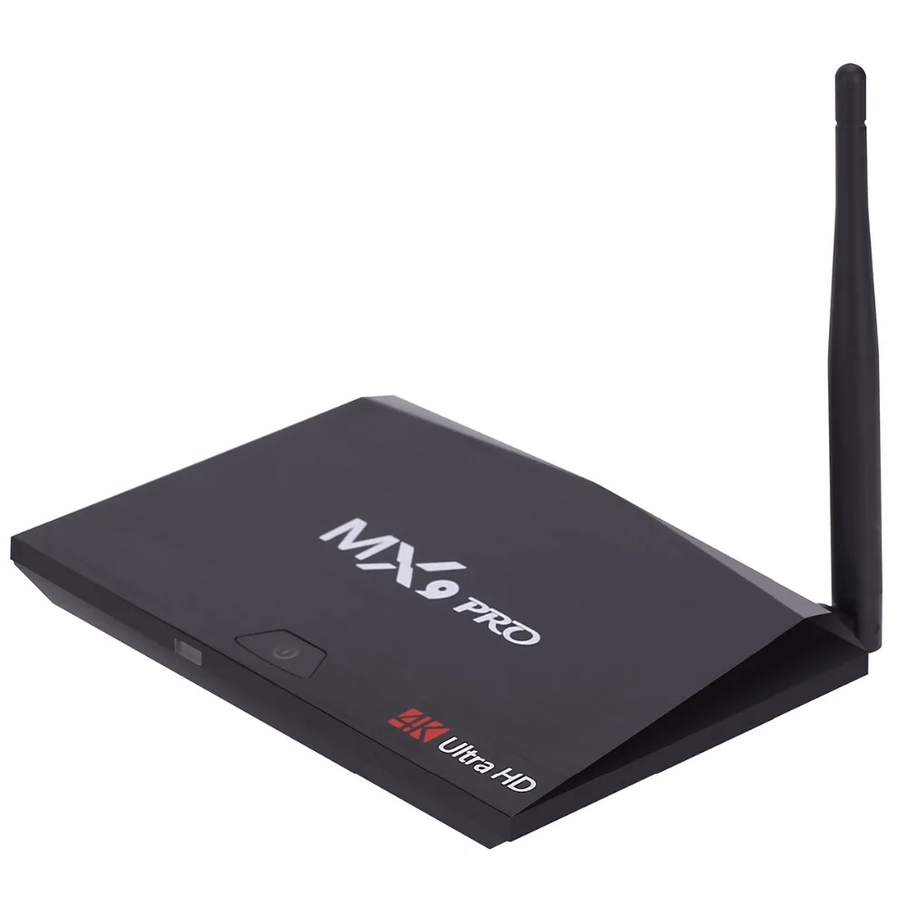 

MX9 Pro Android 7.1 TV Box RK3328 Quad-Core 64bit 2G/16G UHD 4K 2.4G WiFi BT4.0 Media Player built in wifi antenna