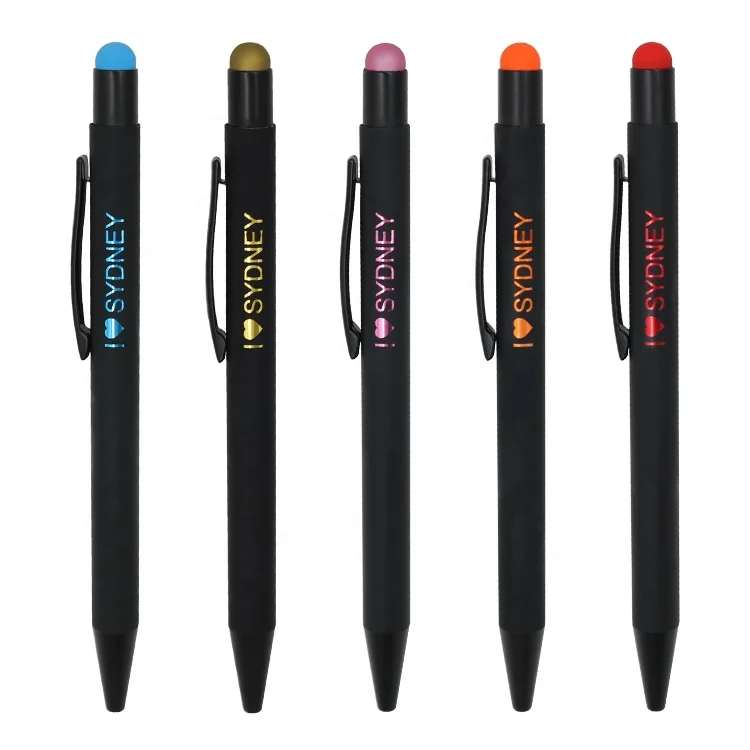 

Super September New Matching Colorful Laser Logo Soft Stylus Pen