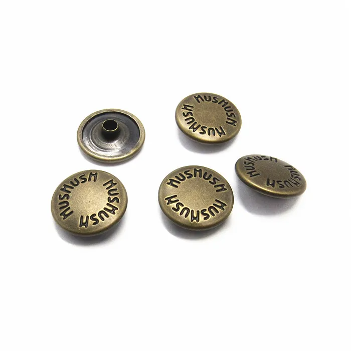 15mm Brass Custom Logo Decorative High Quality Double Rivet Buy High