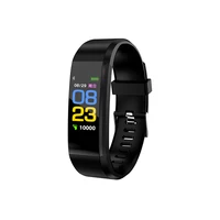 

2020 Christmas Promotional Gift Items ID115 plus Smart Band Heart Rate Monitor Fitness Tracker Watch Wristband Healthy Tracker