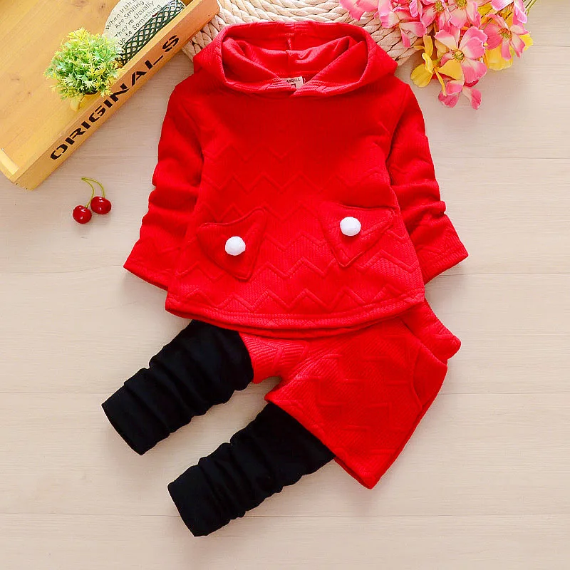 

girls clothing sets new autumn children girls clothes suit kids hoodies tops+pants 2pcs set for baby girls outfits, Pink;purple