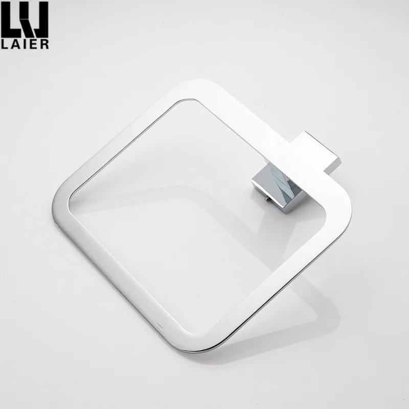 
China Supplier Bathroom Accessories Chrome Finished Brass Toilet Towel Ring For Christmas 