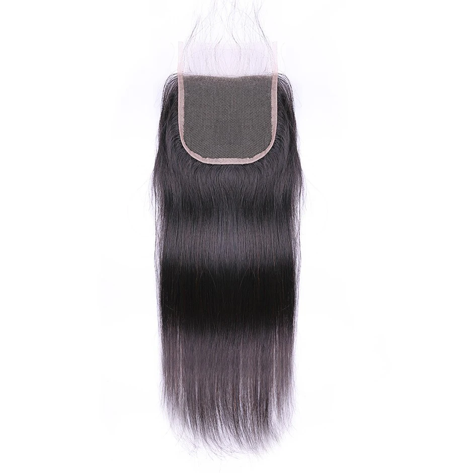 

Wholesale Cheap Price Natural Color 4x4 swiss Virgin Brazilian Remy Hair Lace Closure, Natural color 1b