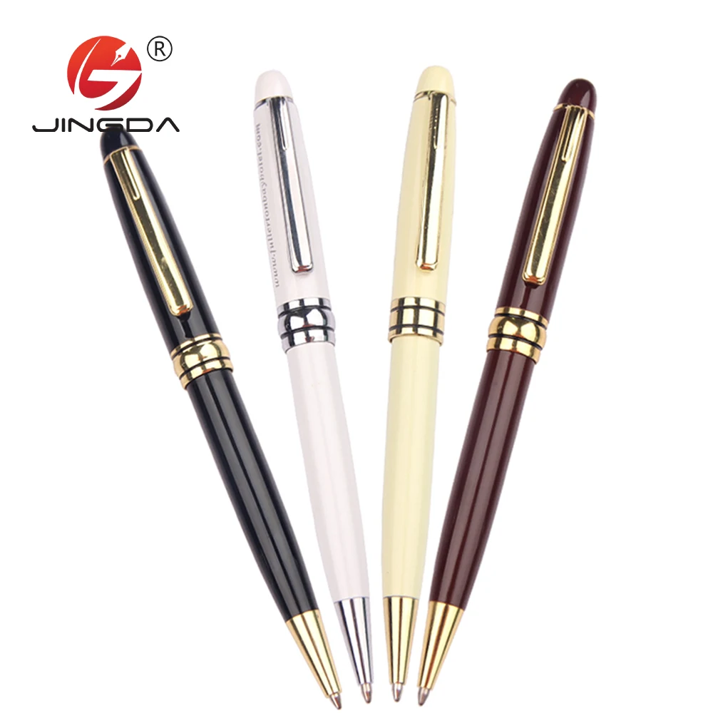 Luxury VIP client gift ball pen with logo imprint blank personalized metal executive pen