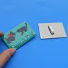 Custom Rectangle Shape Printing Cute Dog Name Plate for Handbag