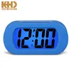 KH-CL010 KING HEIGHT 24H Children Frictionless Cute Rubber Alarm Clock (Blue)