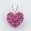 Crystal Heart Pendant with Czech Crystal Elements