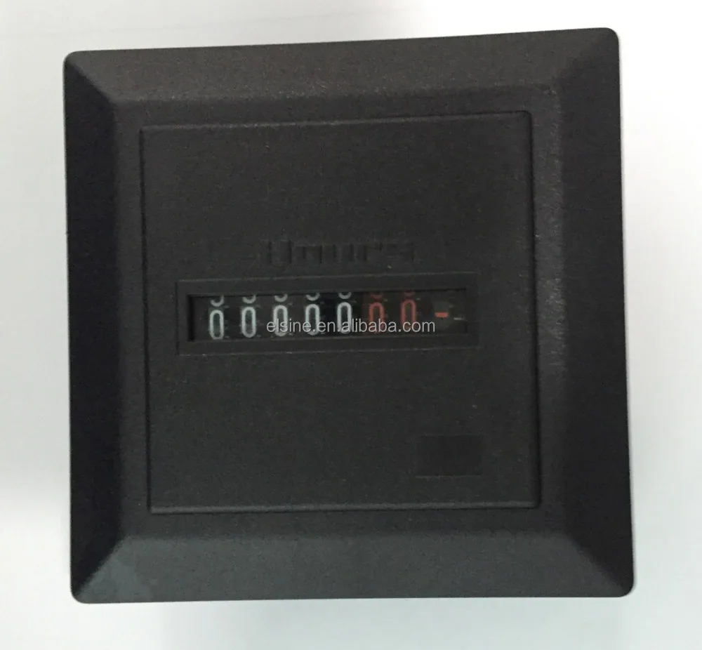 
Mechanical Hour Meter HM 1 With frame Black & white  (60380971224)