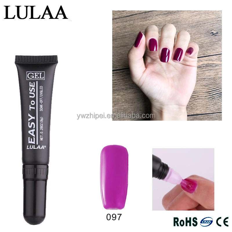 

LULAA New Style 36 Colors Hot Sell Professional UV Gel Nail Polish Soft Tube Long-Lasting Soak-Off Led Varnish Gel Nail Lacquer, 24