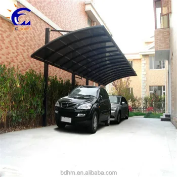 Polycarbonate Car Parking Shed Attached Carport Buy 2 Car Metal