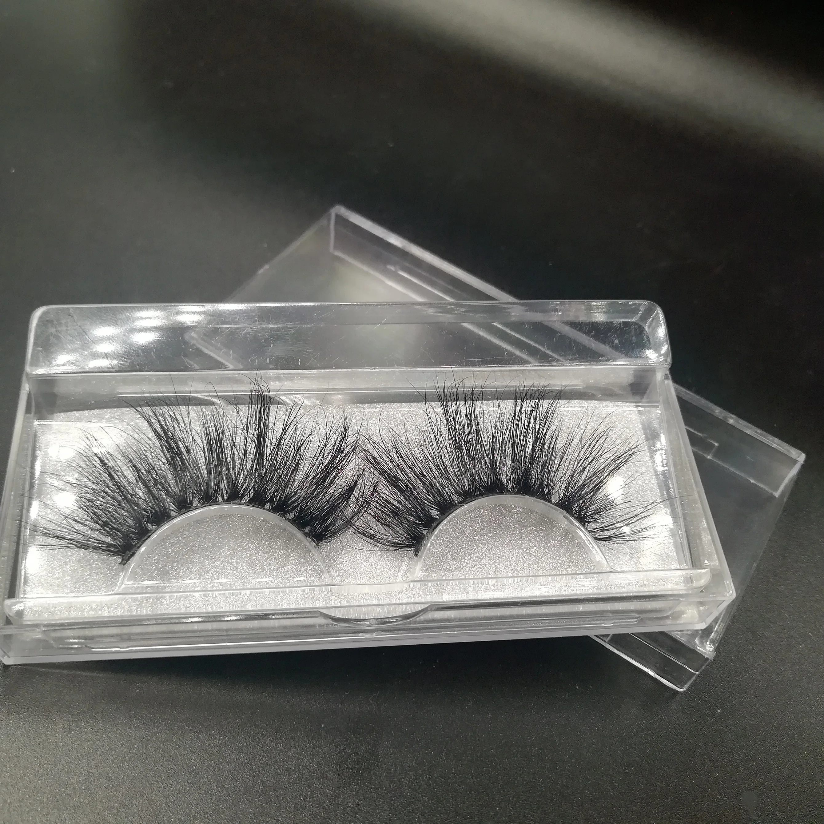 

25 mm Siberian Mink Lashes 3d Mink Eyelashes With Customize Box Wholesale Cosmetics Vendors popular lashes