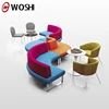 Colorful Office Furniture Modern combination Fabric breakout Sofa Set, Fabric waiting reception sofa lounge