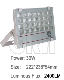 50w ultra thin stainless steel led flood light