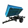 Tractor tipper 3 way hydraulic tipping trailer for sale; Agriculture hydraulic side tip box trailer